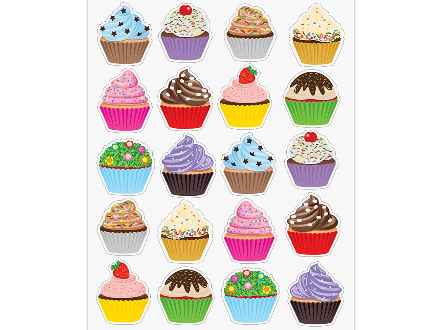 Cupcake Stickers