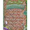 Curiosity Garden How to Stay Grounded Poster