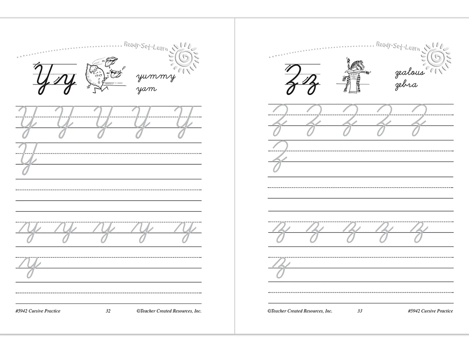 Cursive Writing Practice Workbook