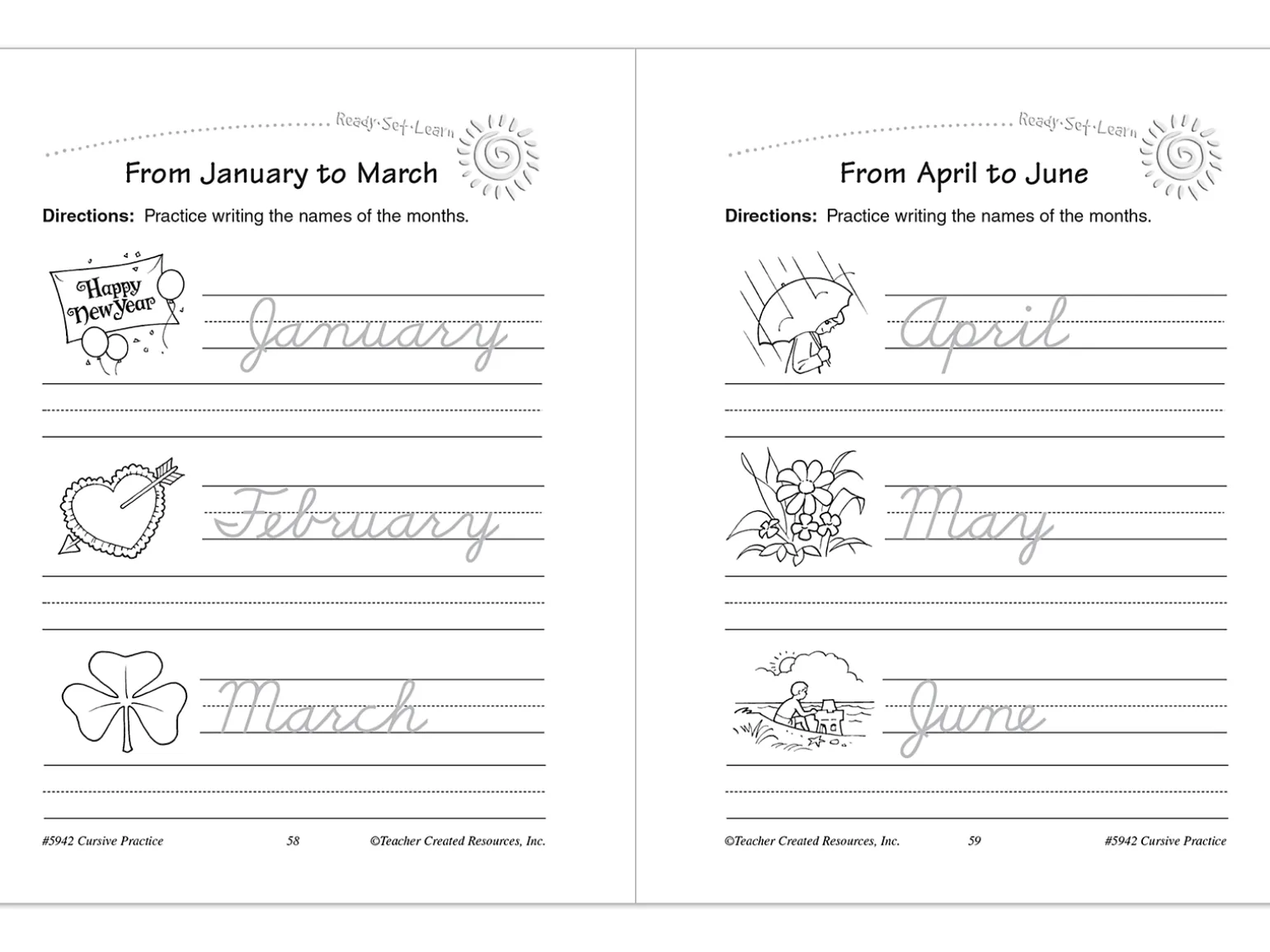 Cursive Writing Practice Workbook