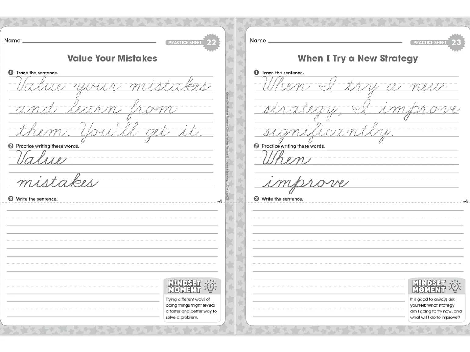 Cursive Writing Practice Workbook - Gr. 3