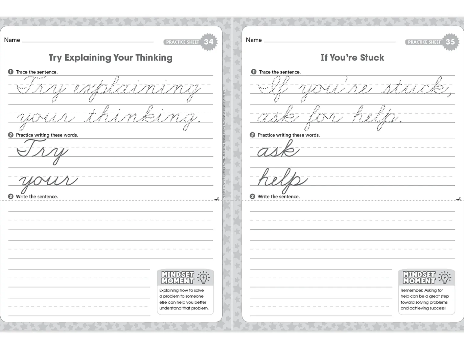 Cursive Writing Practice Workbook - Gr. 2-3