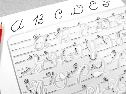 Cursive Writing Template - Uppercase Letters