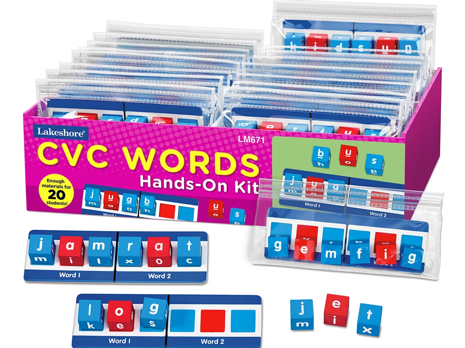 CVC Words Hands-On Teaching Kit