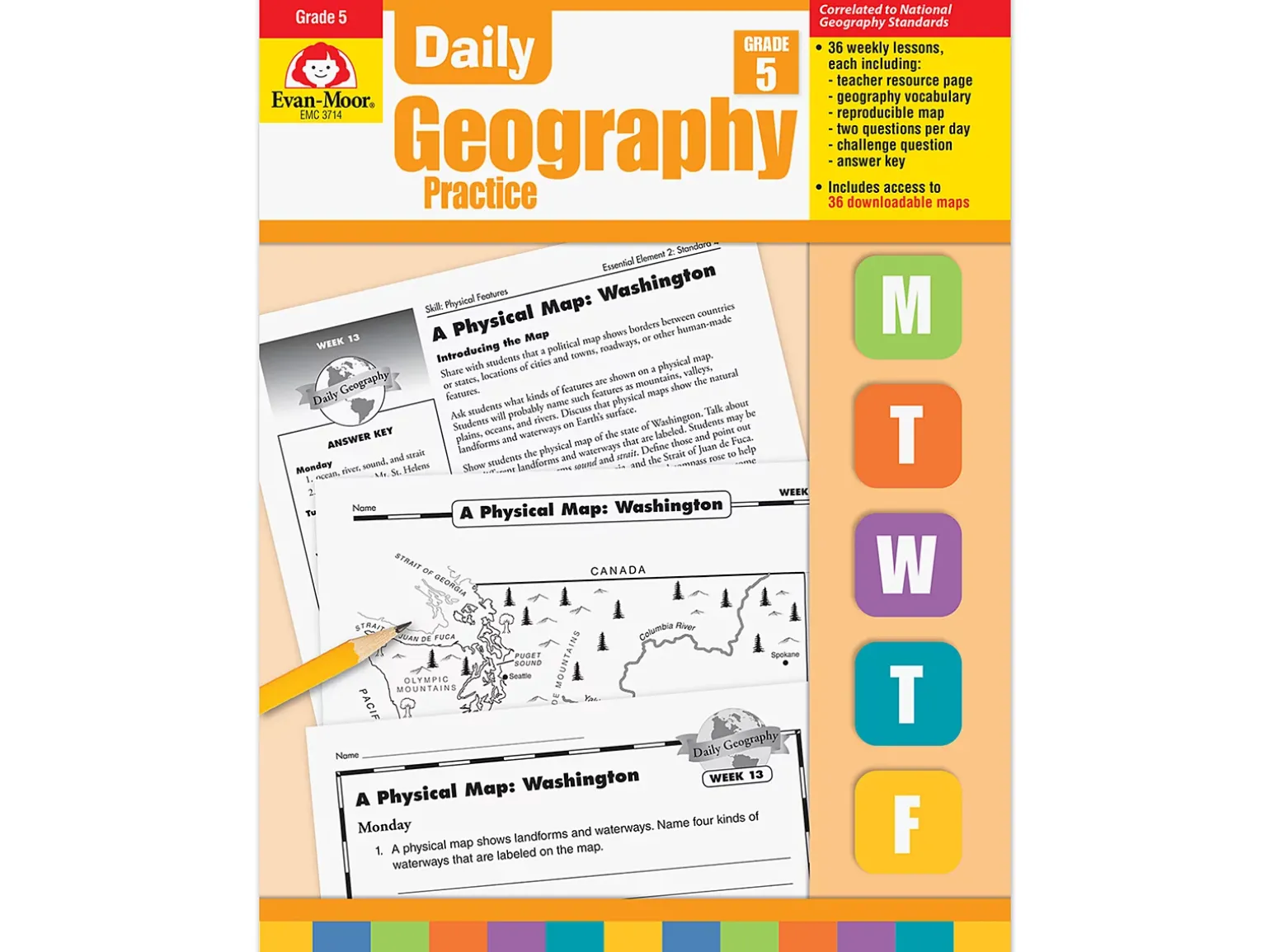Daily Geography Practice Workbook - Gr. 5
