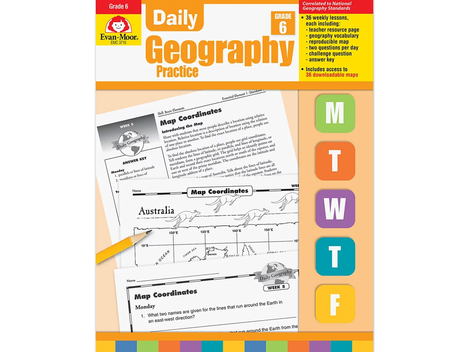 Daily Geography Practice Workbook - Gr. 6