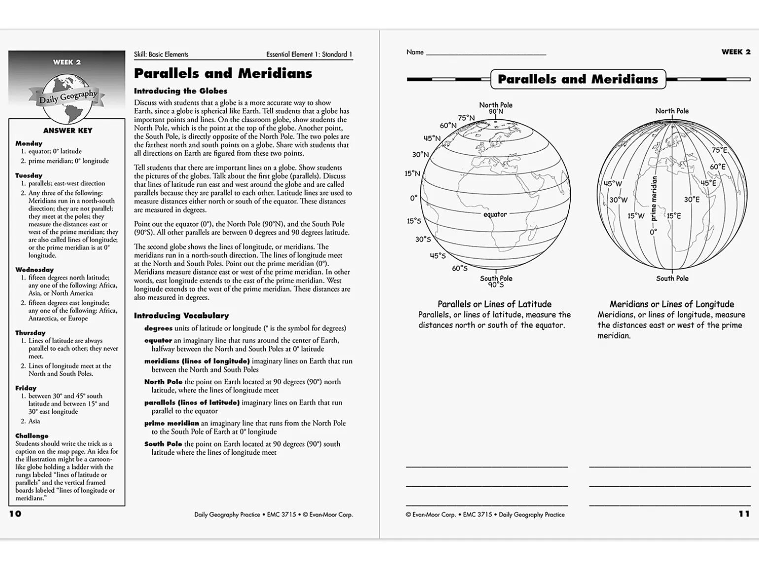Daily Geography Practice Workbook - Gr. 6