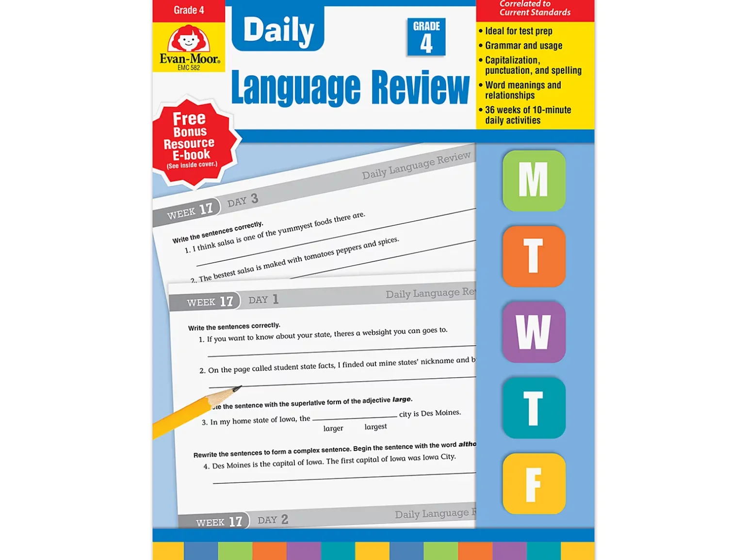 Daily Language Review Workbook - Gr. 4