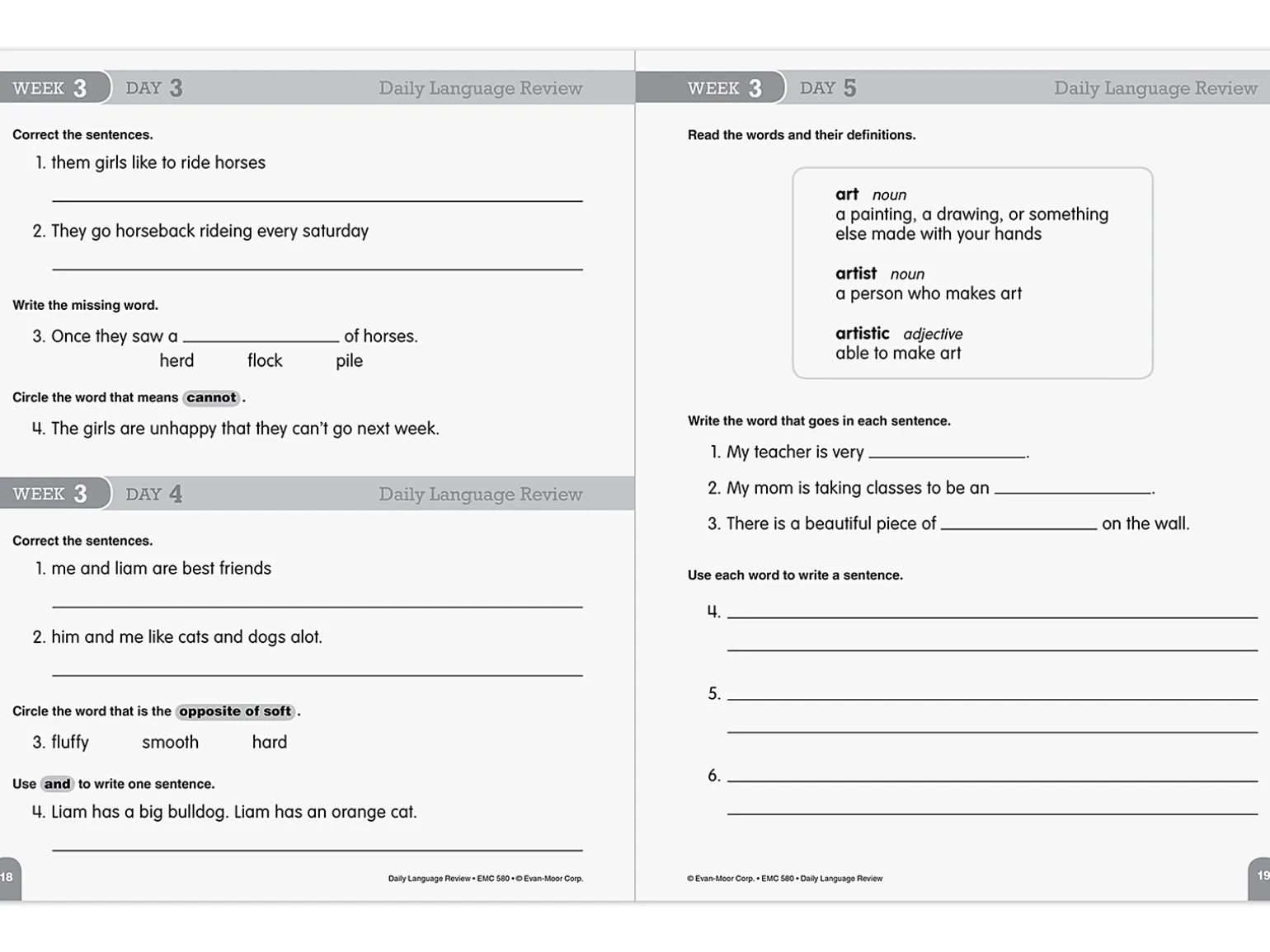 Daily Language Review Workbook - Gr. 2
