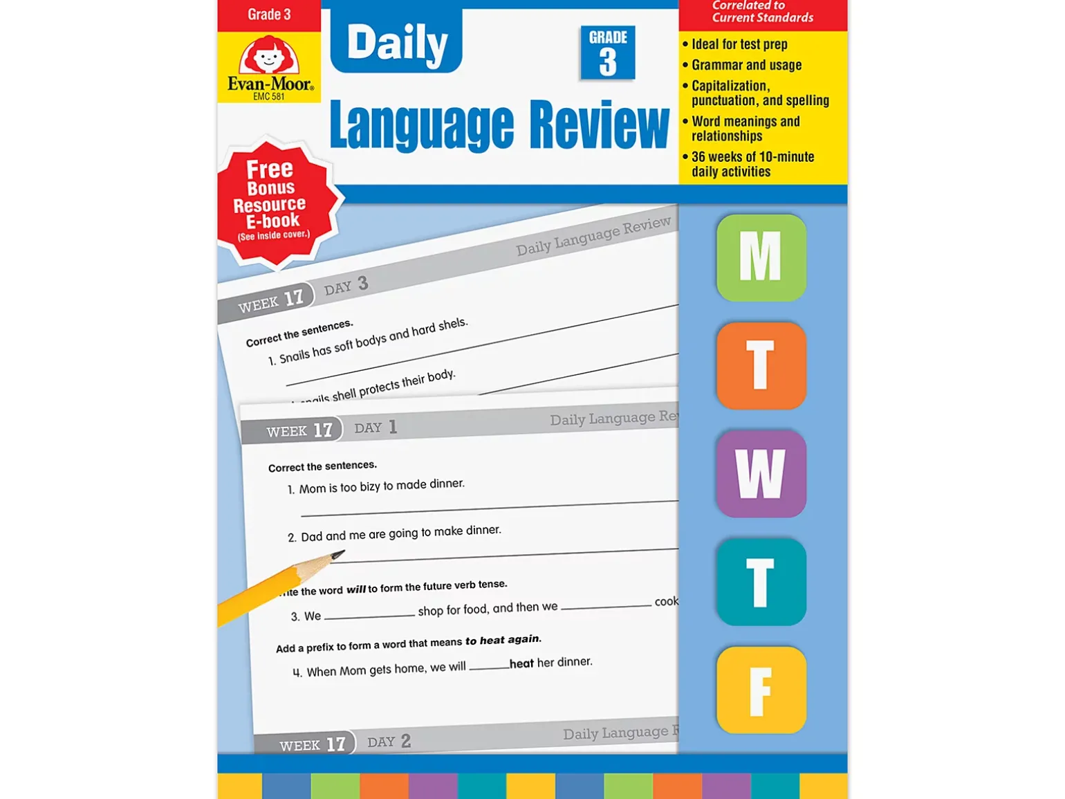 Daily Language Review Workbook - Gr. 3