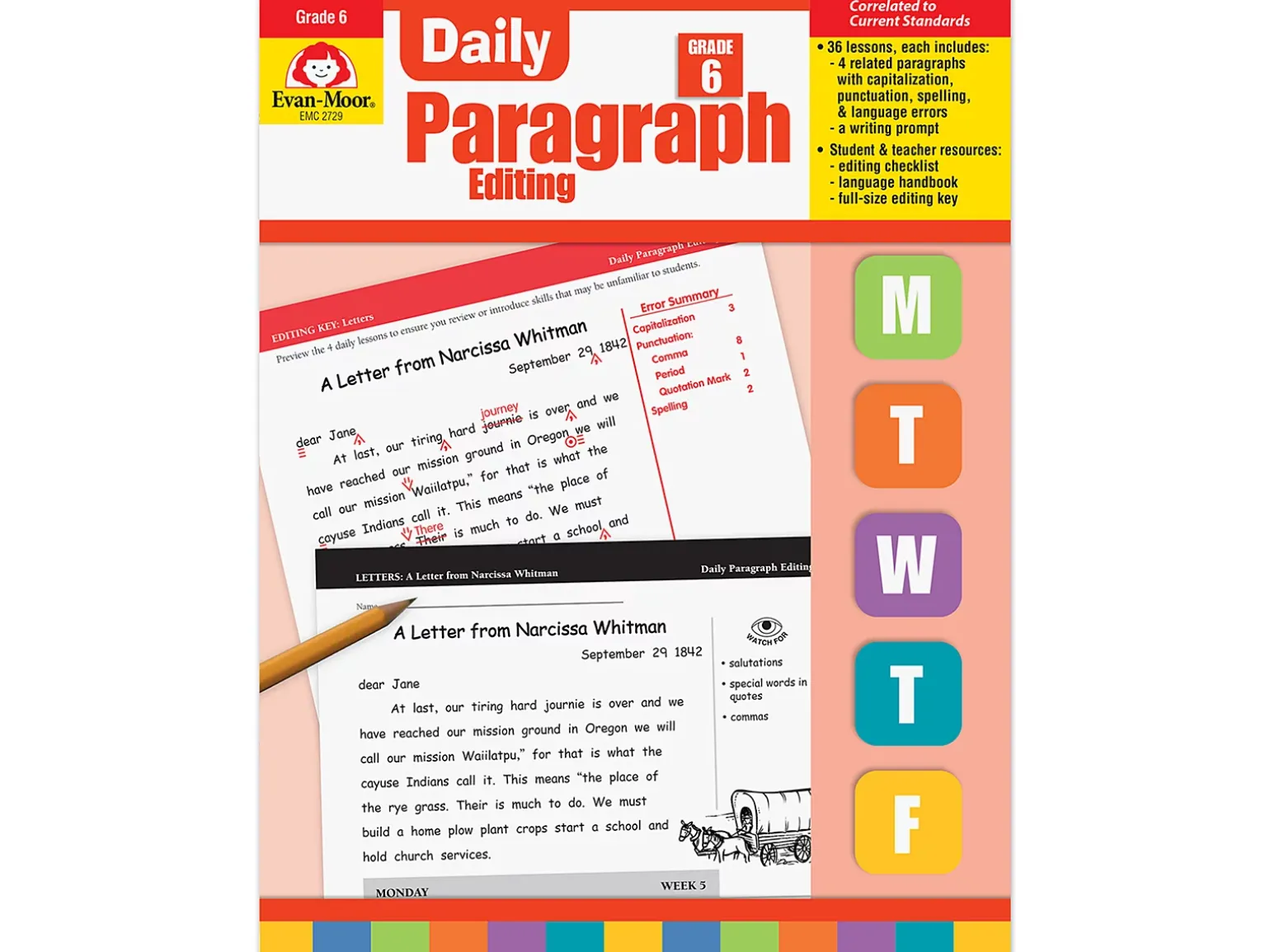 Daily Paragraph Editing Workbook - Gr. 6