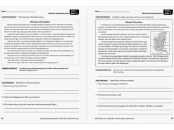 Daily Reading Comprehension Activities Workbook - Gr. 6