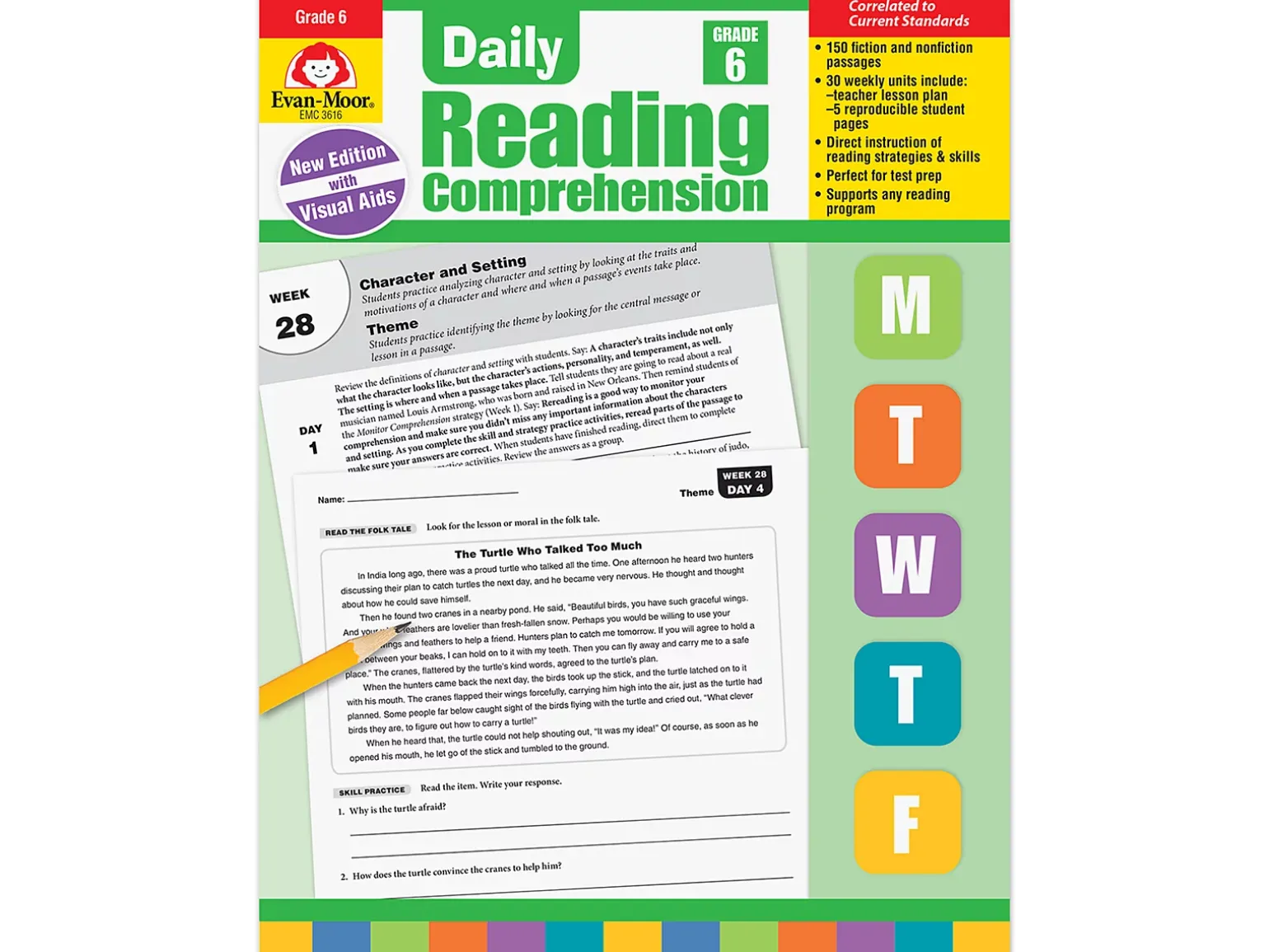 Daily Reading Comprehension Activities Workbook - Gr. 6