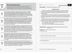 Daily Reading Comprehension Activities Workbook - Gr. 5