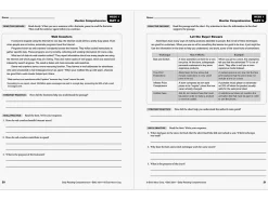Daily Reading Comprehension Activities Workbook - Gr. 7