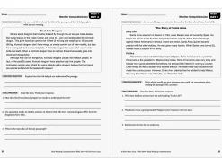 Daily Reading Comprehension Activities Workbook - Gr. 4