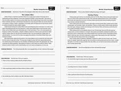 Daily Reading Comprehension Activities Workbook - Gr. 8