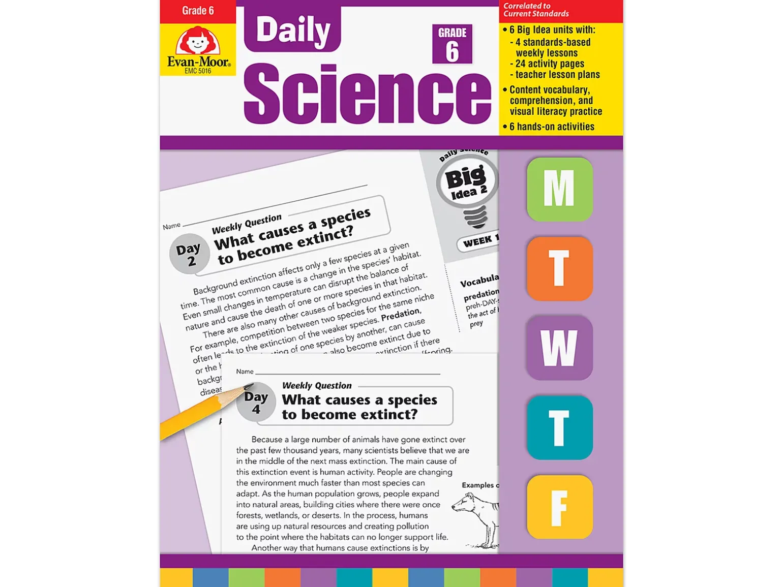 Daily Science Reproducible Activities Workbook - Gr. 6