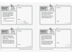 Daily Word Problems Workbook - Gr. 6