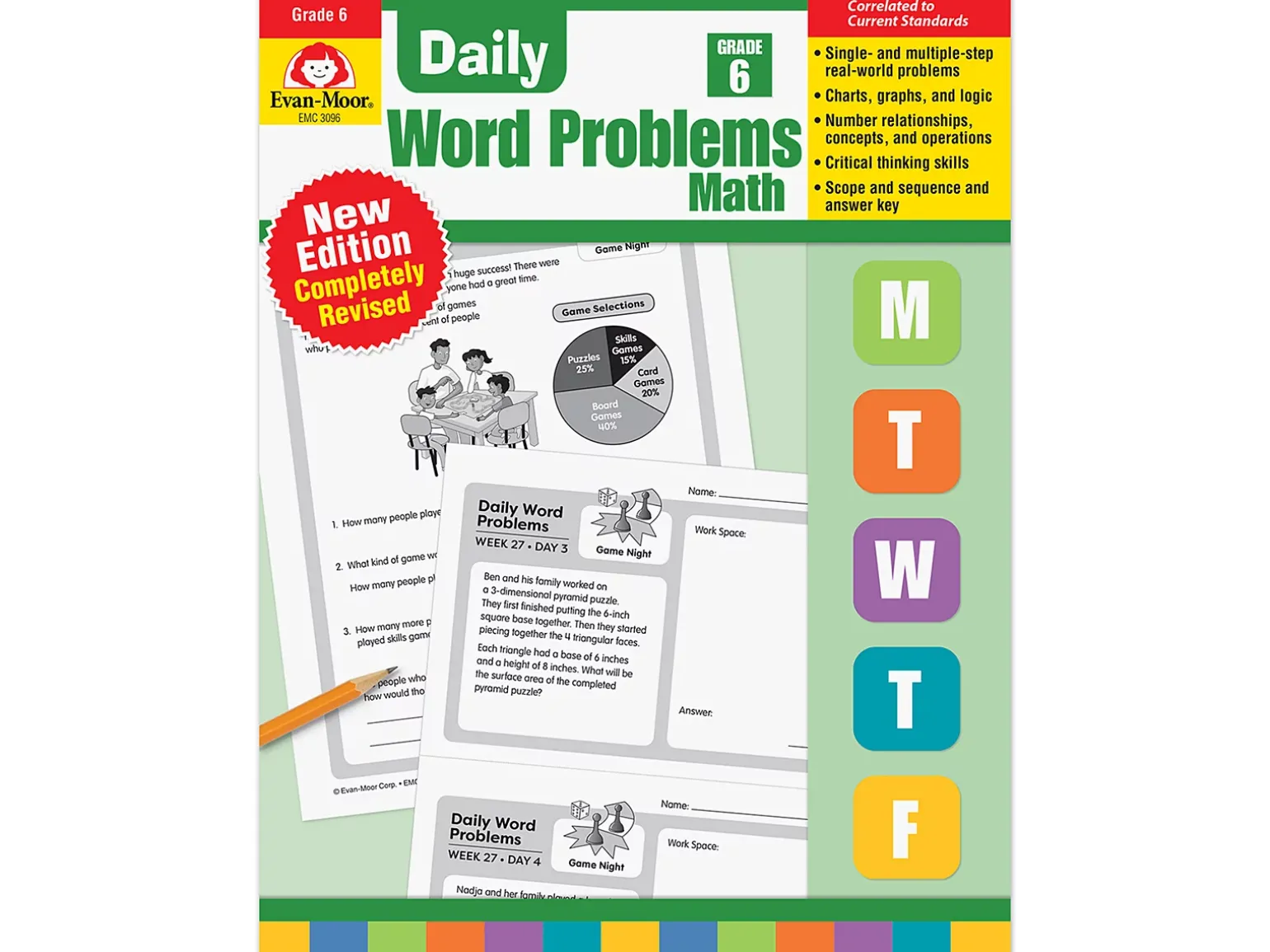 Daily Word Problems Workbook - Gr. 6