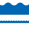 Dark Blue Scalloped Border
