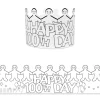 Design-Your-Own Happy 100th Day Crowns