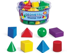 3-D Geometric Shapes Tub