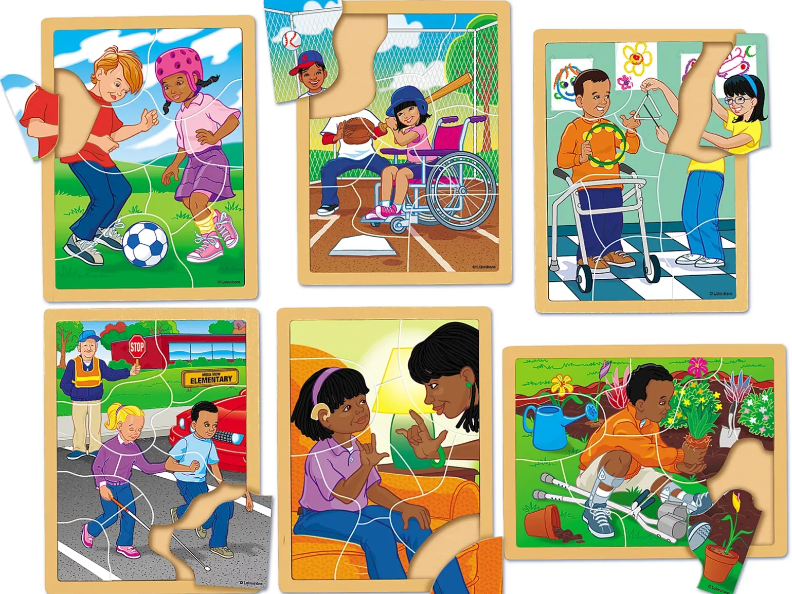 Differing Abilities Puzzle Set
