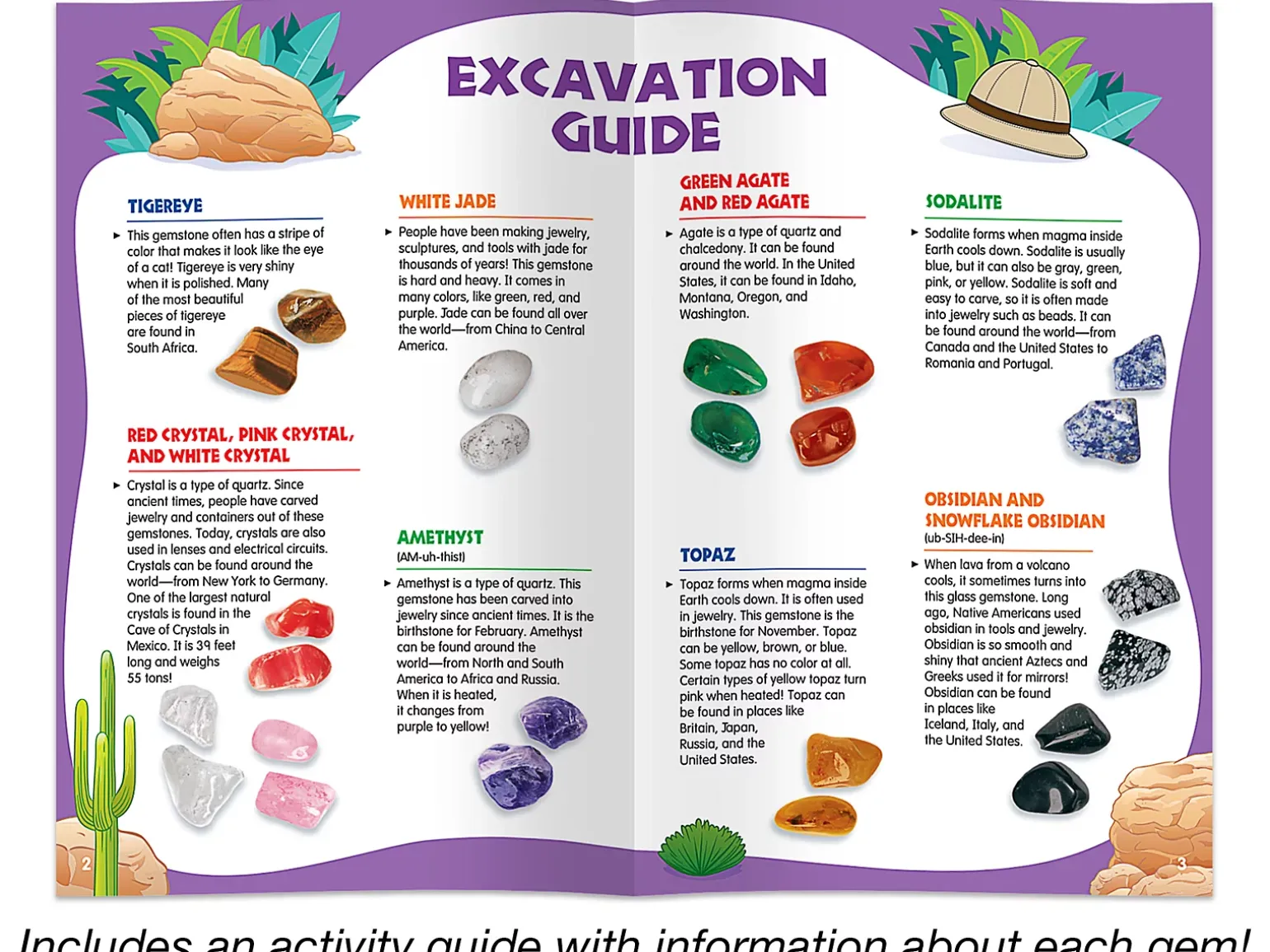 Dig & Discover Gemstones