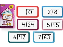 Division All Facts 0-12 Flash Cards