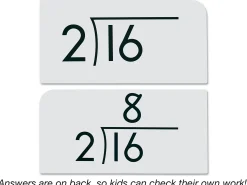 Division All Facts 0-12 Flash Cards