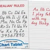2" D`Nealian Ruled Chart Tablet