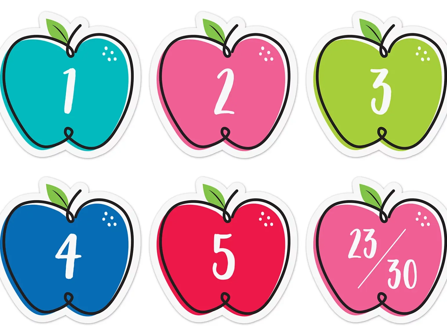 Doodle Apple Calendar Mini Accents