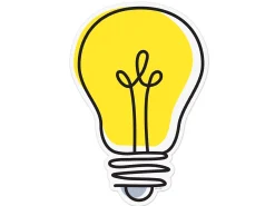 Doodle Light Bulb Accents
