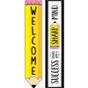 Doodle Pencil Welcome Double-Sided Banner