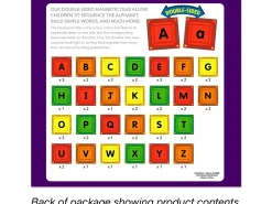 Double-Sided Magnetic Letter Tiles