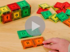 Double-Sided Magnetic Letter Tiles
