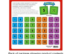 Double-Sided Magnetic Number Tiles