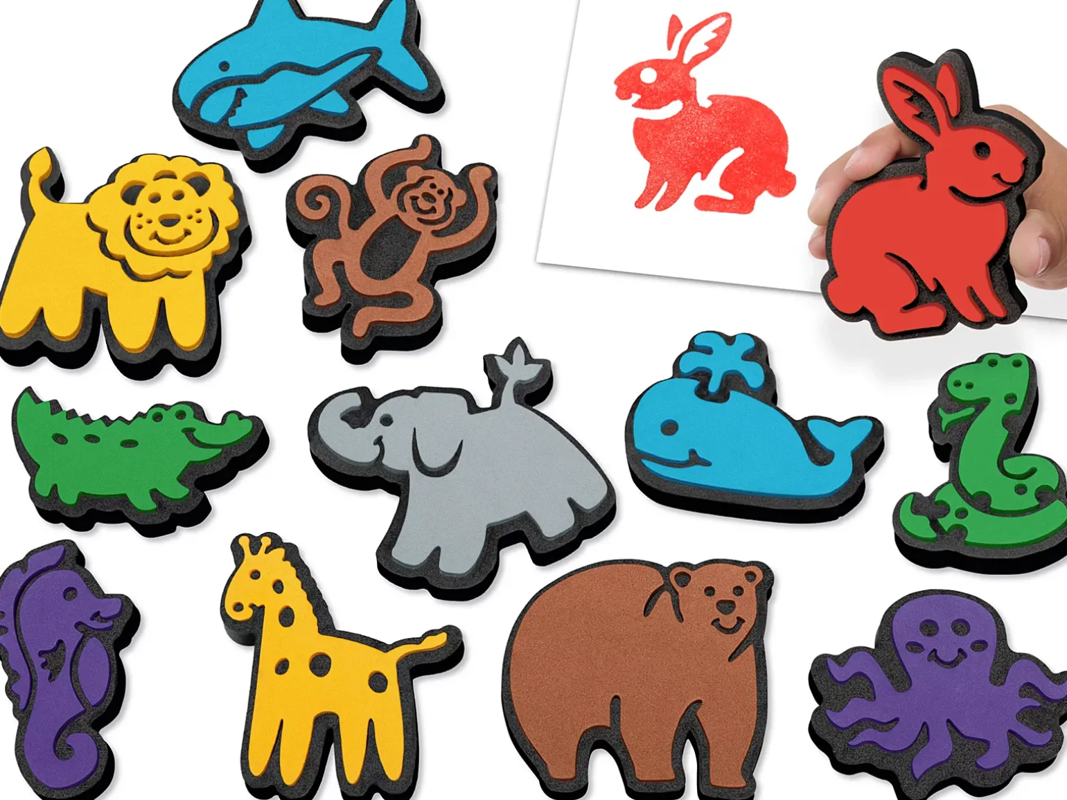 Easy-Grip Animal Stampers