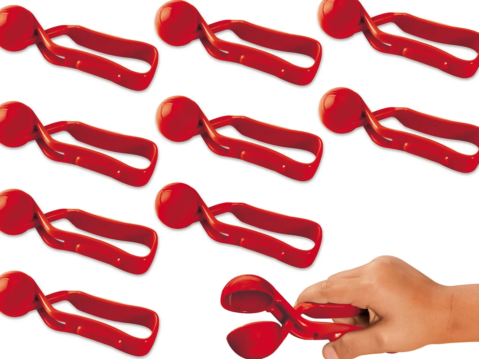 Easy-Squeeze Fine Motor Scoops - Set of 10