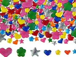Easy-Stick Glitter Shapes