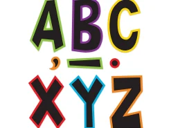 Electric Bright 7" Punch-Out Letters