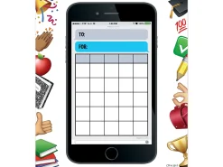 Emoji Fun Smartphone Mini Incentive Charts