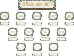 Eucalyptus Classroom Jobs Bulletin Board Set