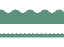 Eucalyptus Green Scalloped Border