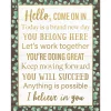 Eucalyptus Hello, Come on In Poster