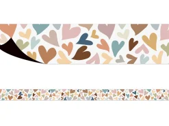 Everyone Is Welcome Hearts Magnetic Border