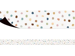 Everyone Is Welcome Painted Dot Magnetic Border