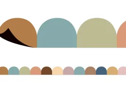 Everyone Is Welcome Scalloped Magnetic Border