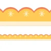 Fairy Tale Forest Gold Scalloped Border